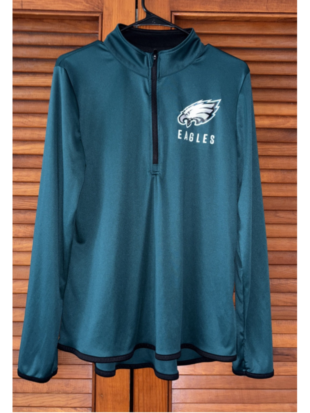 Philadelphia Eagles NFL Fanatics 1/4 Zip Pullover Fleece Jacket Women’s Size S